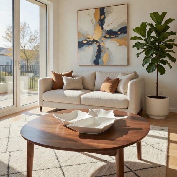 Менажниця порцелянова &ldquo;Лист&rdquo; 40,5&times;31&times;5,5 см, біла МС3280-16 фото