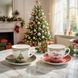Набір порцелянових чашок із блюдцями &ldquo;Christmas Mood&rdquo; &ndash; 2 чашки по 240 мл + 2 блюдця, діаметр блюдця 311-138 фото 1