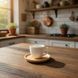 Набір порцелянових чашок з бамбуковими блюдцями "Coffee", 100 мл&times;6 шт 289-423 фото 2