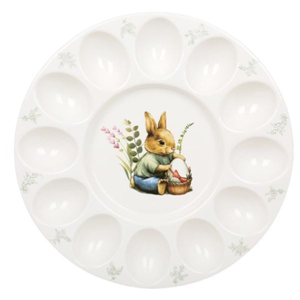 Блюдо порцелянове для 12-ти яєць "Easter Bunny Classic" К209-Х фото