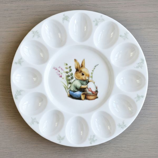 Блюдо порцелянове для 12-ти яєць "Easter Bunny Classic" К209-Х фото