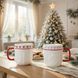 Кухоль порцеляновий &ldquo;Happy Holidays&rdquo; з в&rsquo;язаним орнаментом у подарунковій коробці, 345 мл, 2 дизайни (Ціна за 1шт) 311-142 фото 1