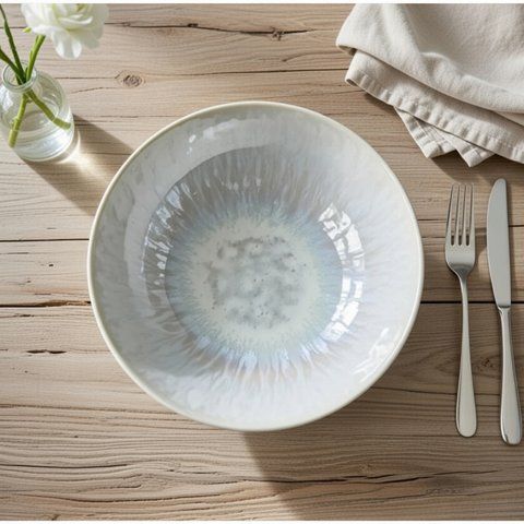 Миска керамічна "White Stone", 17,5 см 101-0283 фото