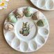 Блюдо порцелянове для 12-ти яєць "Floral Easter Rabbit" К209-Д фото 1