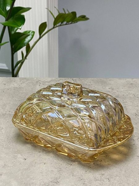 Маслянка скляна &ldquo;Монарх&rdquo;, бурштинова, 17 см 102-299 фото