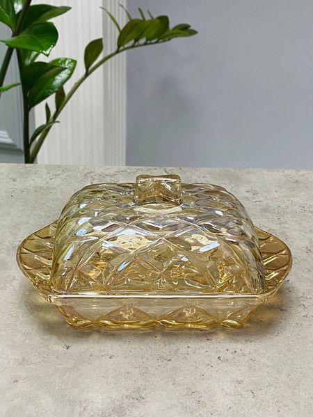 Маслянка скляна &ldquo;Монарх&rdquo;, бурштинова, 17 см 102-299 фото