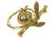 Кільце для серветок &ldquo;Гранат&rdquo; металеве, золоте &ndash; декоративне кільце для сервірування столу 992-340 фото 2